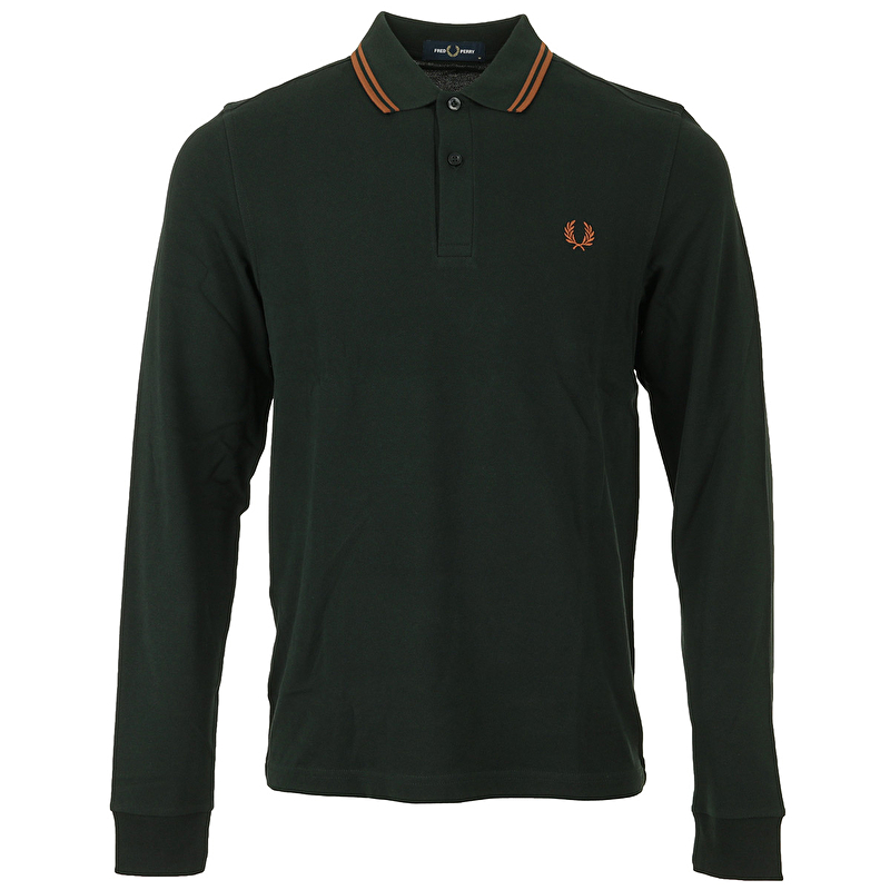 Tipped Fred Perry Shirt Long Sleeves Tipped Fred Perry Shirt Long Sleeves