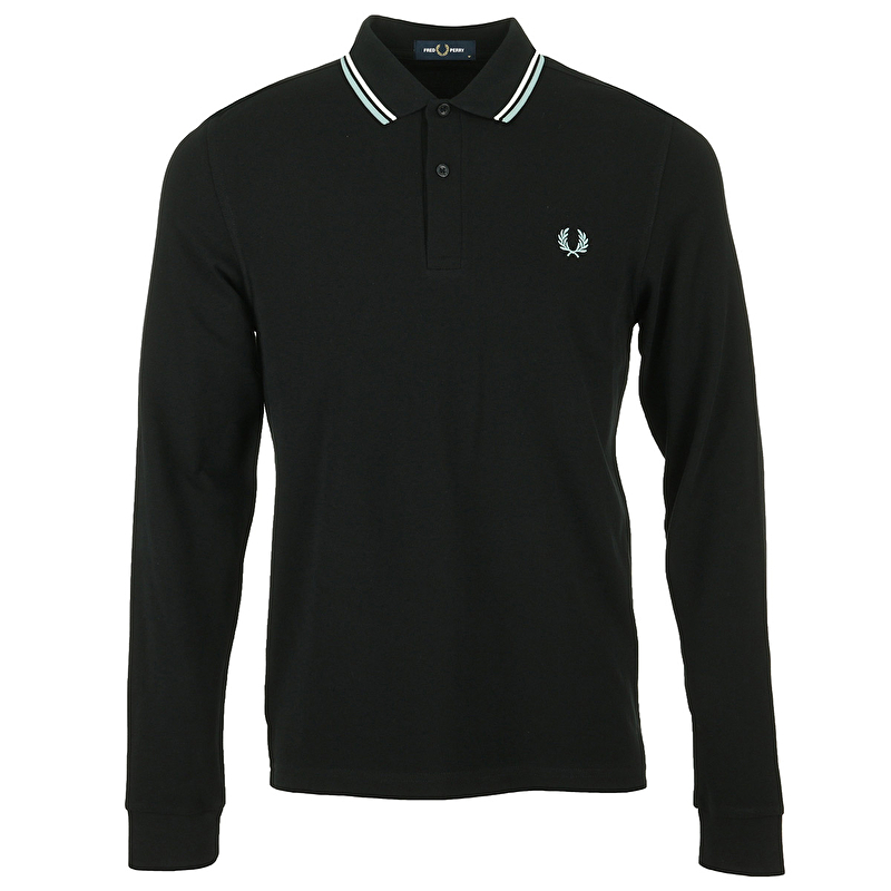 Tipped Fred Perry Shirt Long Sleeves Tipped Fred Perry Shirt Long Sleeves