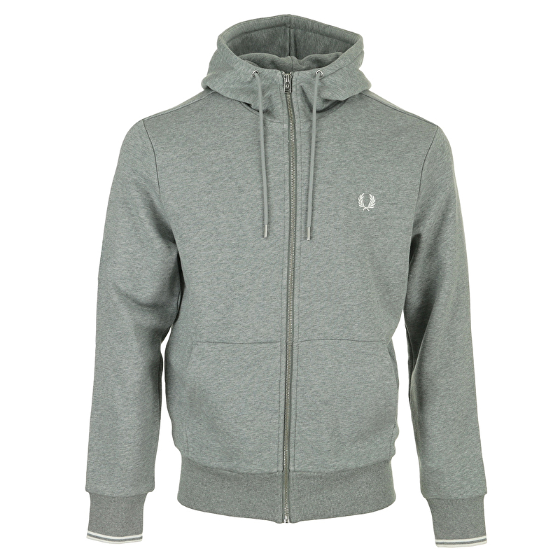 Hooded Zip through Sweatshirt