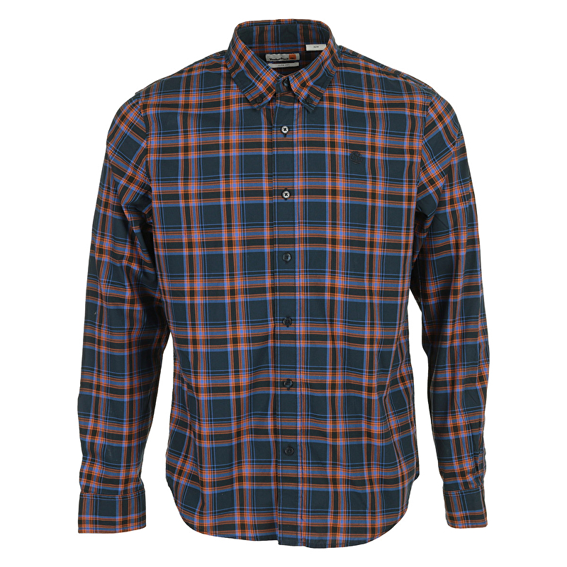 Stretch Poplin Check Shirt Angora Yd Stretch Poplin Check Shirt Angora Yd