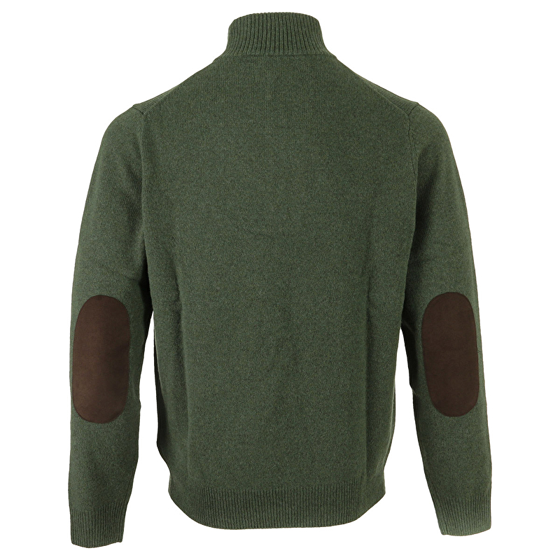 Essential Patch Half Zip Knitt Ed Jumper