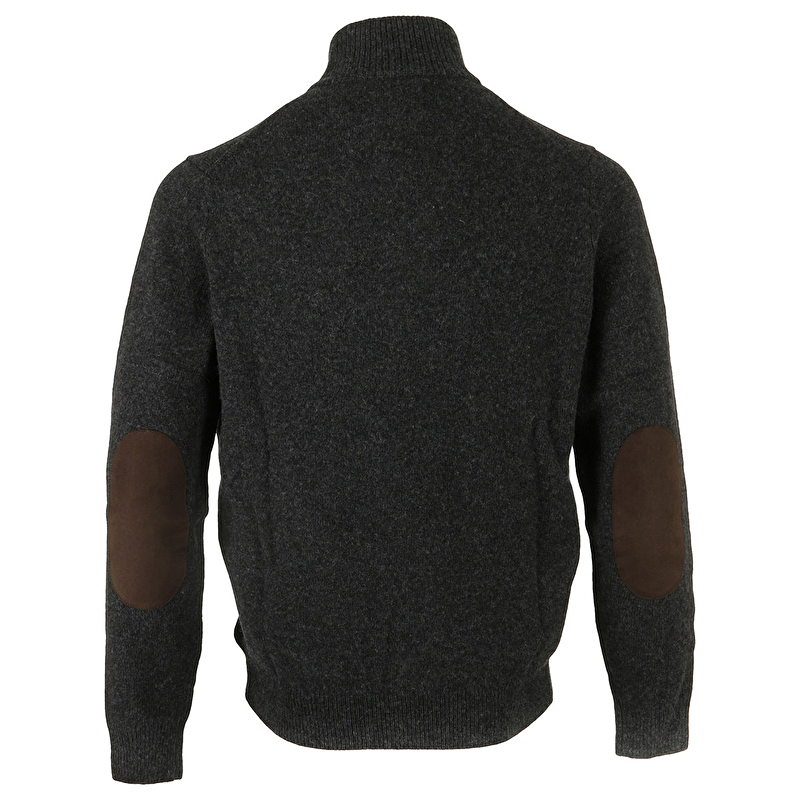 Essential Patch Half Zip Knitt Ed Jumper