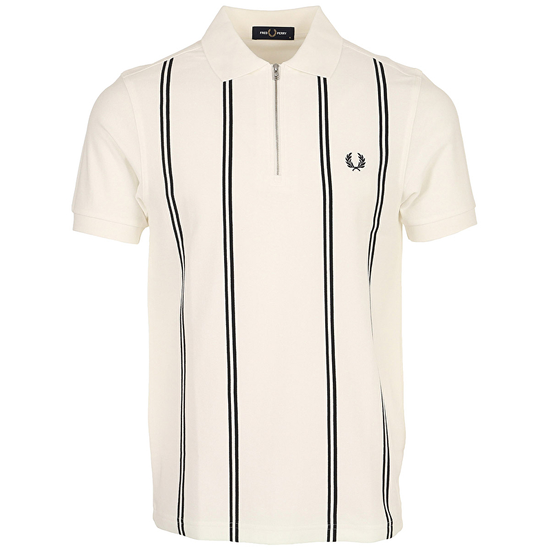 Vertical Stripe Polo Shirt