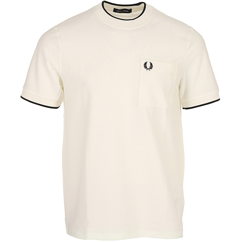 Pocket Detail Pique T-Shirt