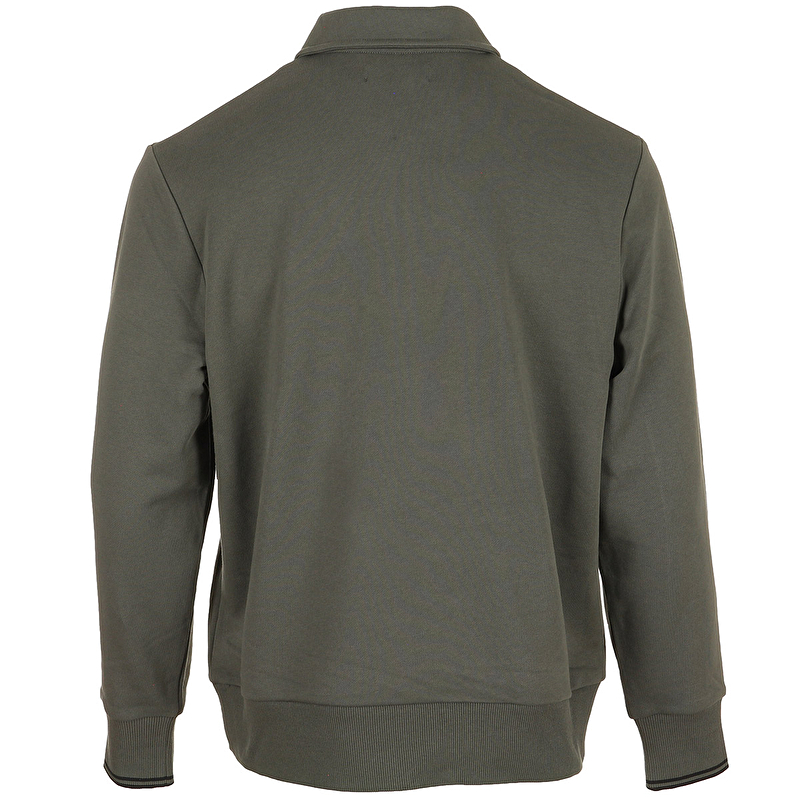 Half Zip Collared Sweatshirt