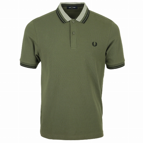 Striped Collar Polo Shirt Striped Collar Polo Shirt