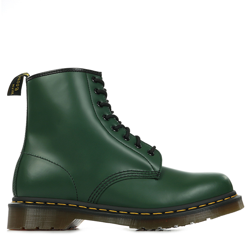 1460 8 Eye Boot Green Smooth