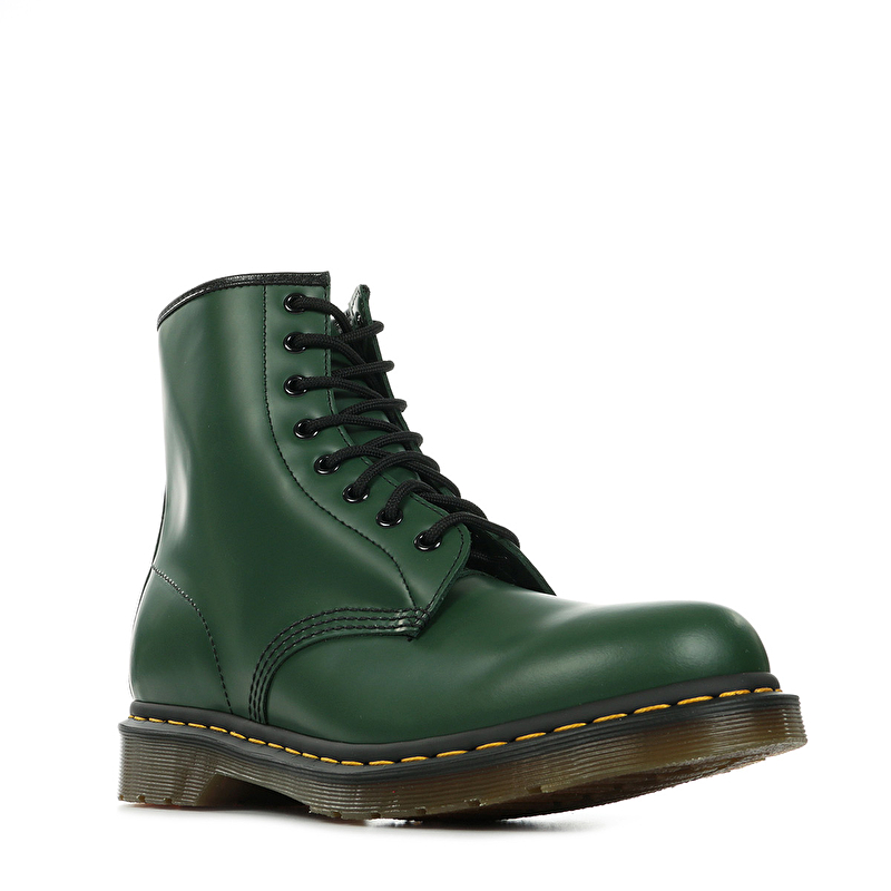 1460 8 Eye Boot Green Smooth