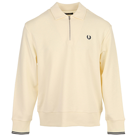 Half Zip Collared Sweatshirt