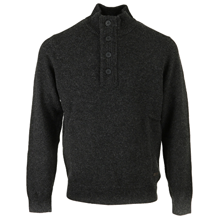 Essential Patch Half Zip Knitt Ed Jumper
