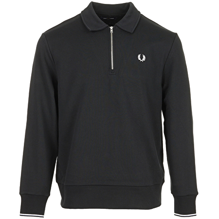 Half Zip Collared Sweatshirt Half Zip Collared Sweatshirt