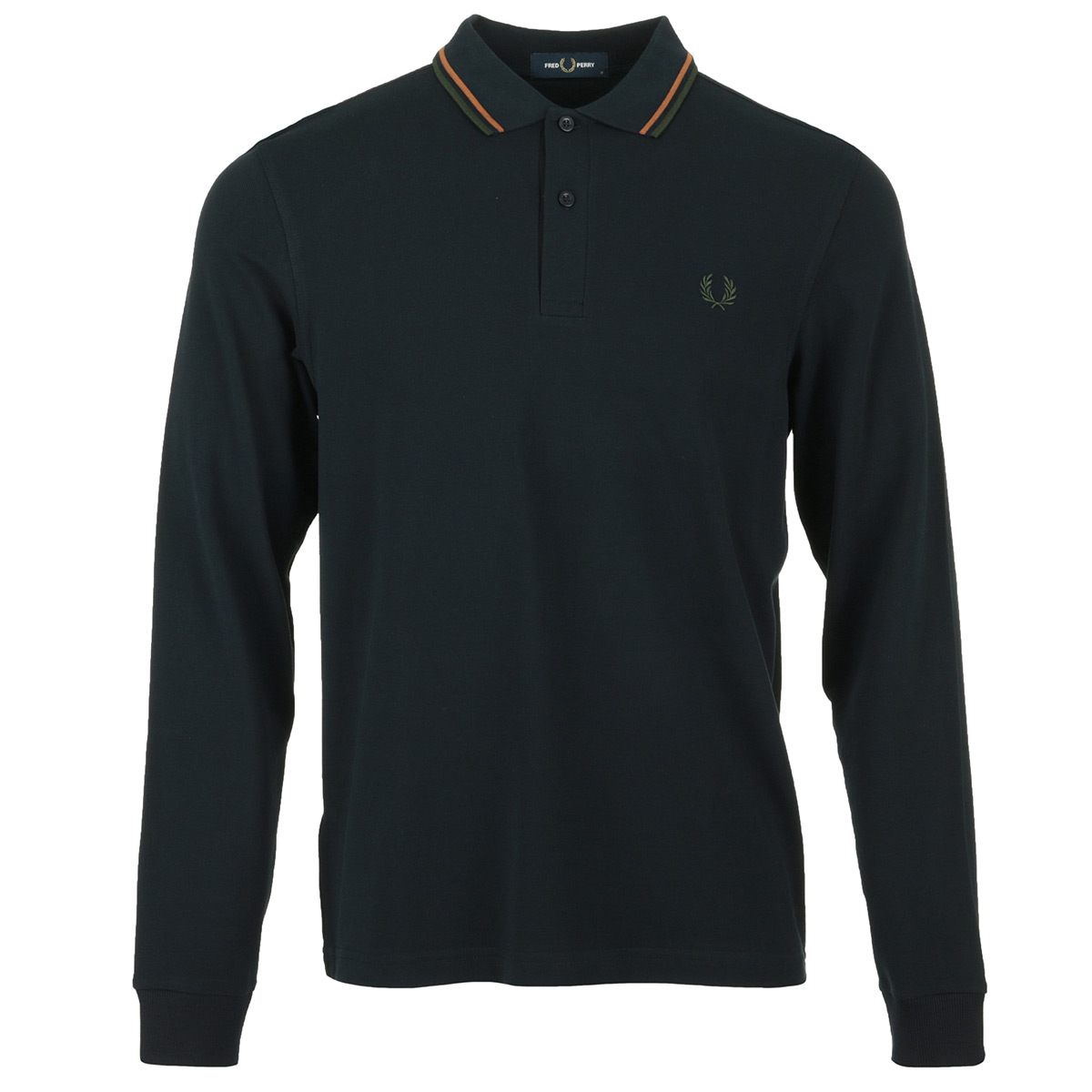Tipped Fred Perry Shirt Long Sleeves Tipped Fred Perry Shirt Long Sleeves
