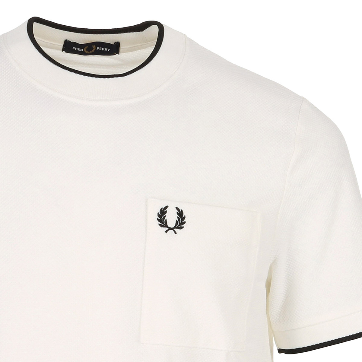 Pocket Detail Pique T-Shirt