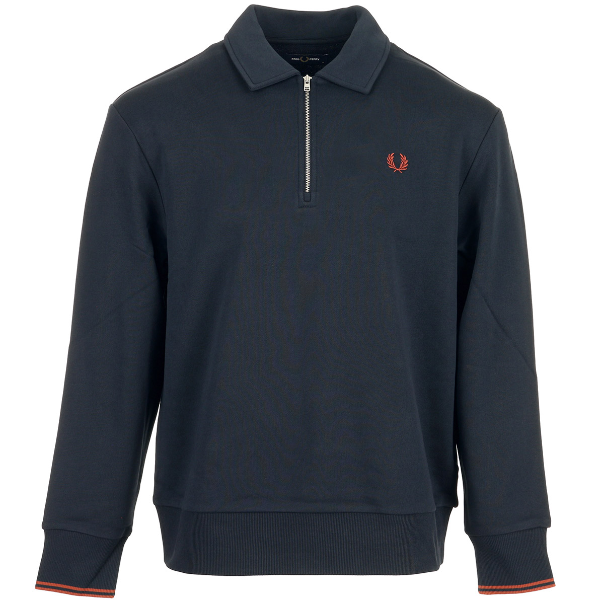 Half Zip Collared Sweatshirt