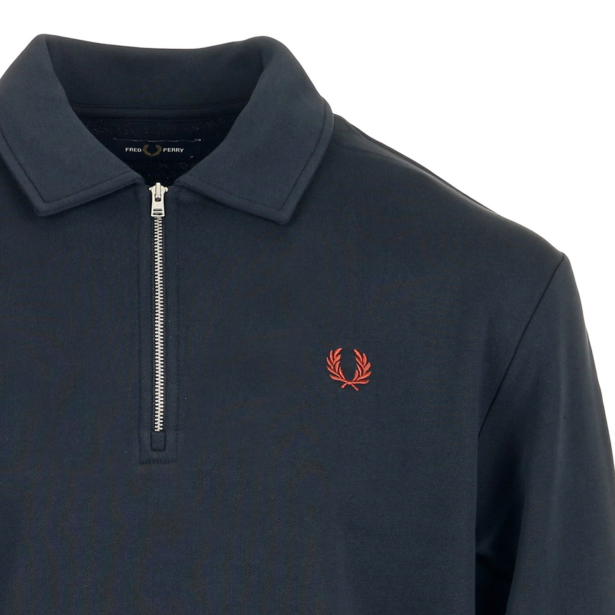 Half Zip Collared Sweatshirt