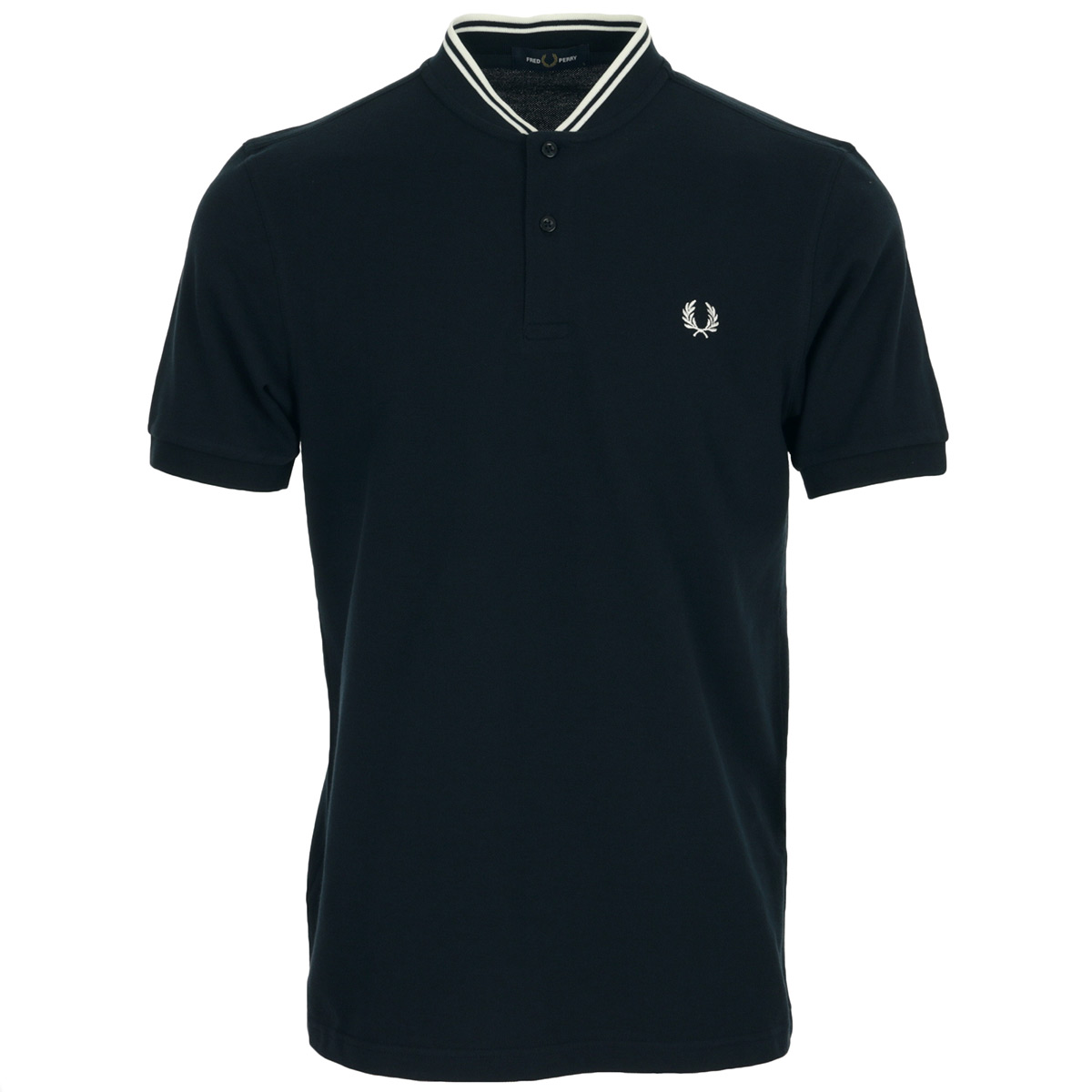 Bomber Collar Polo Shirt