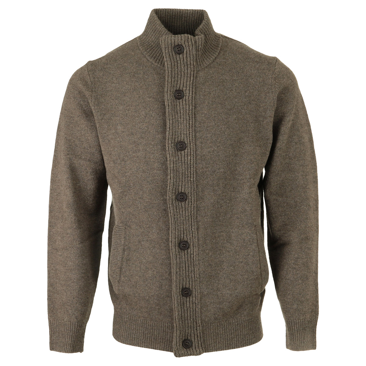 Essential Patch Zip Through Knitted Jumper Essential Patch Zip Through Knitted Jumper