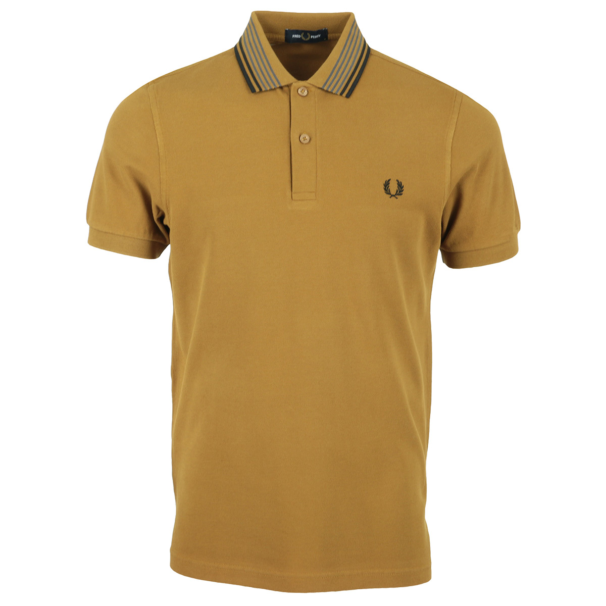 Striped Collar Polo Shirt Striped Collar Polo Shirt