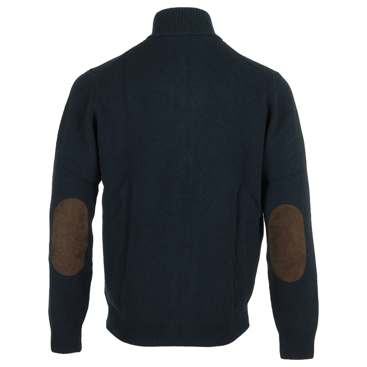 Patch Zip Through Knitted Jumper Patch Zip Through Knitted Jumper