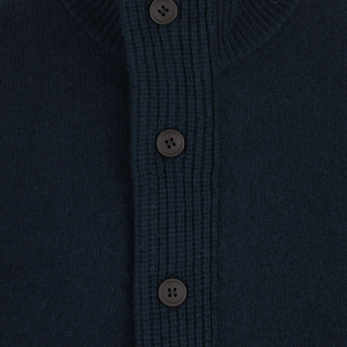 Patch Zip Through Knitted Jumper Patch Zip Through Knitted Jumper