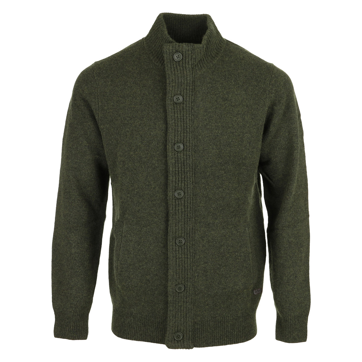 Patch Zip Through Knitted Jumper Patch Zip Through Knitted Jumper