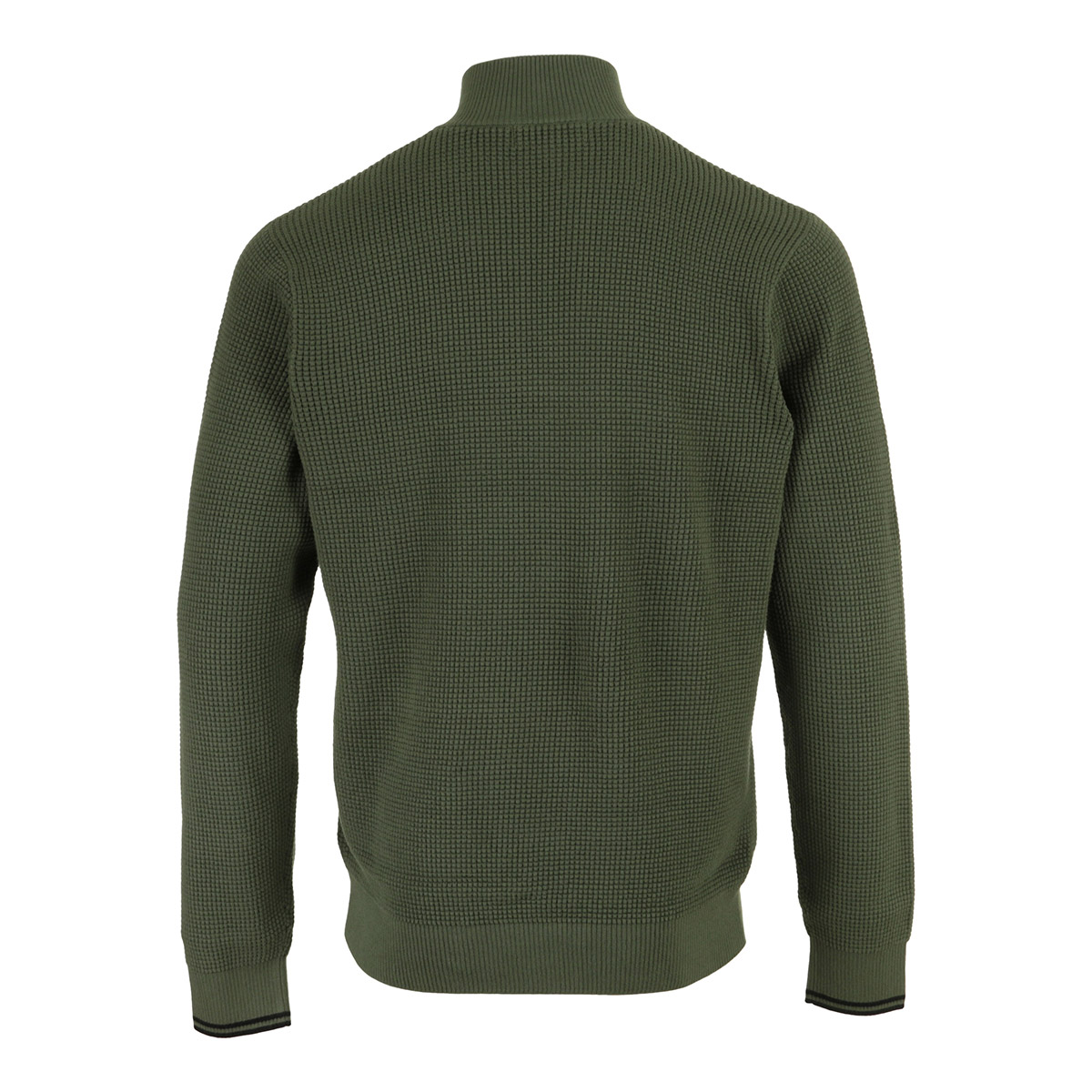 Waffle Stitch Half ZipJumper