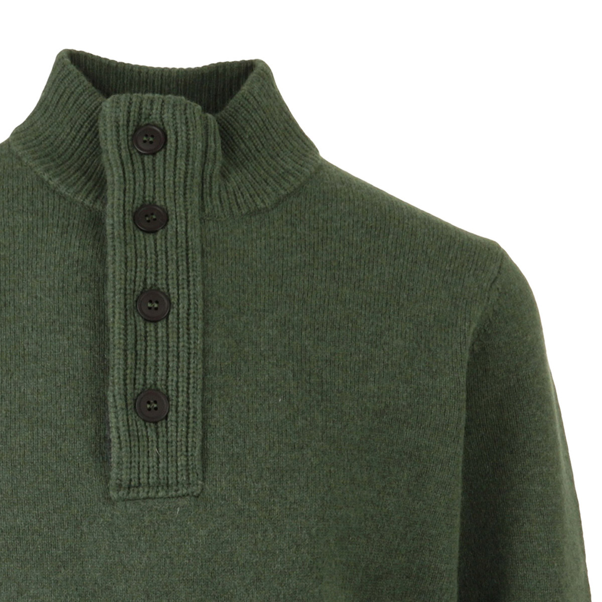 Essential Patch Half Zip Knitt Ed Jumper