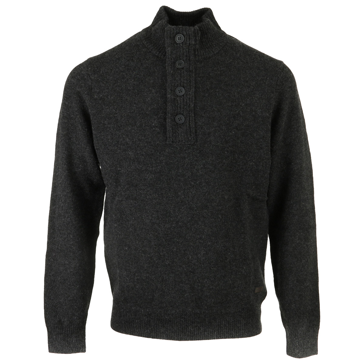 Essential Patch Half Zip Knitt Ed Jumper