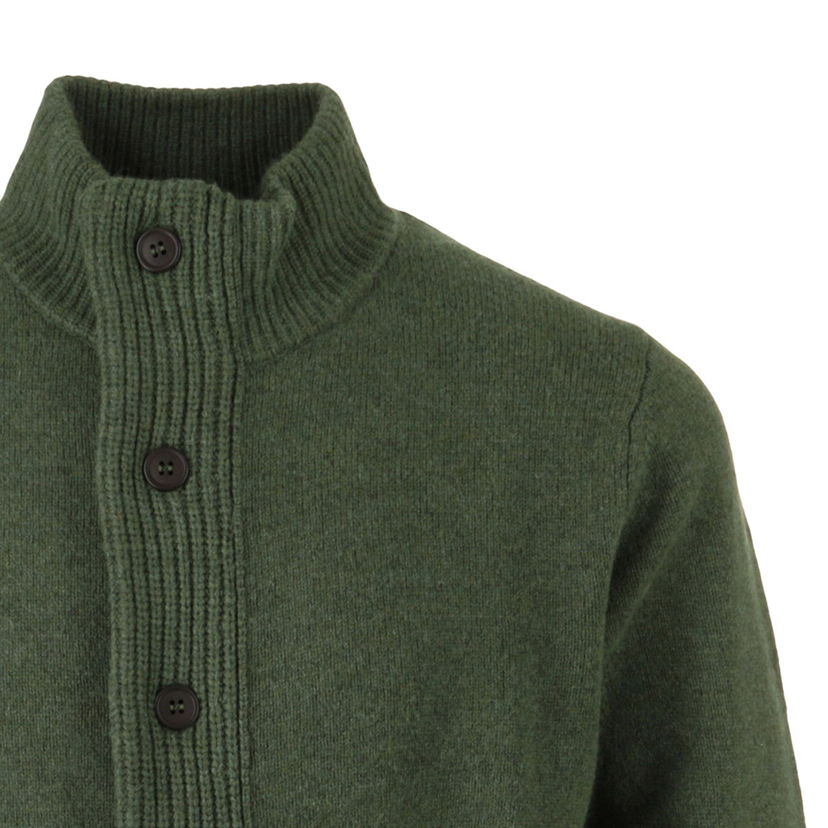 Patch Zip Through Knitted Jumper Patch Zip Through Knitted Jumper