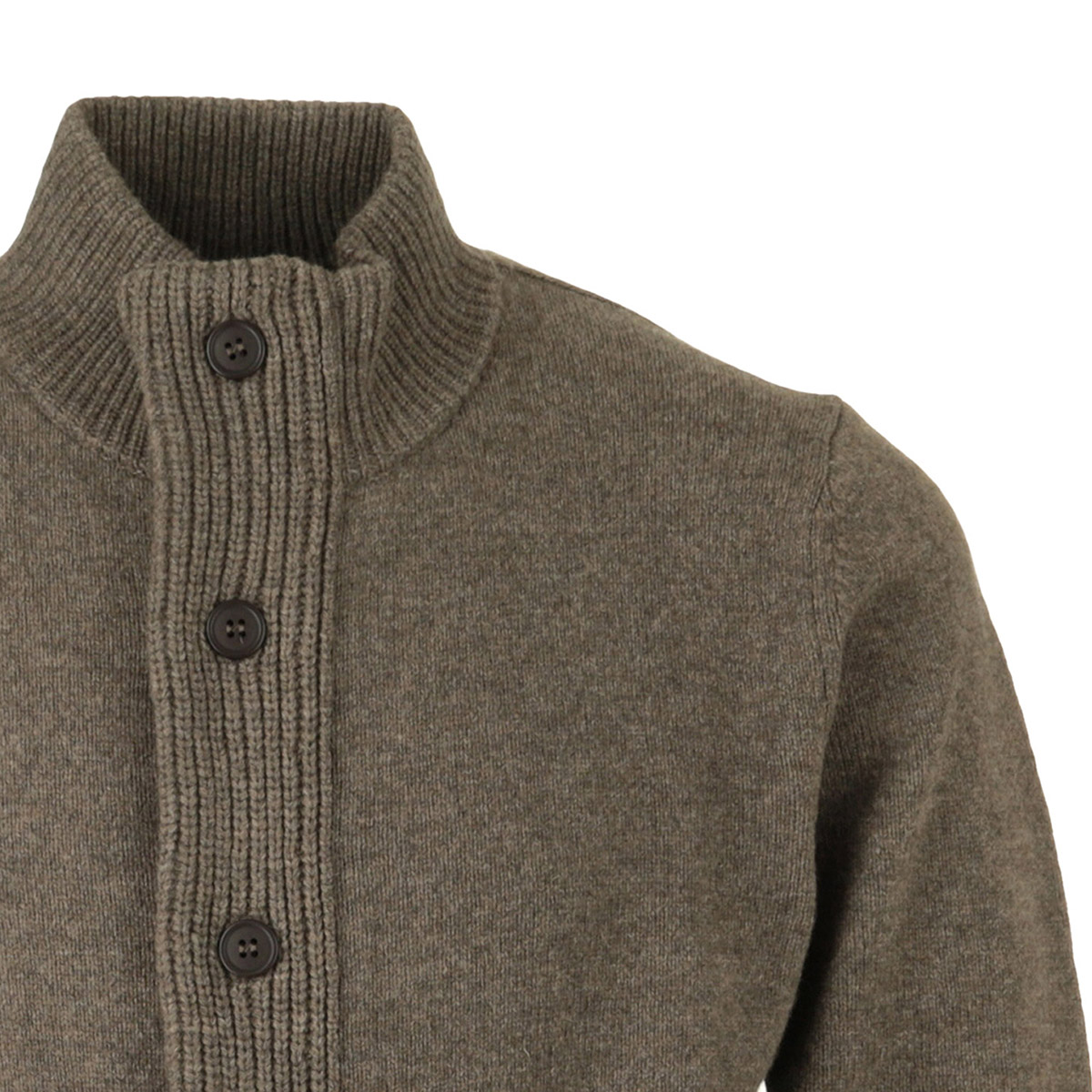 Essential Patch Zip Through Knitted Jumper Essential Patch Zip Through Knitted Jumper