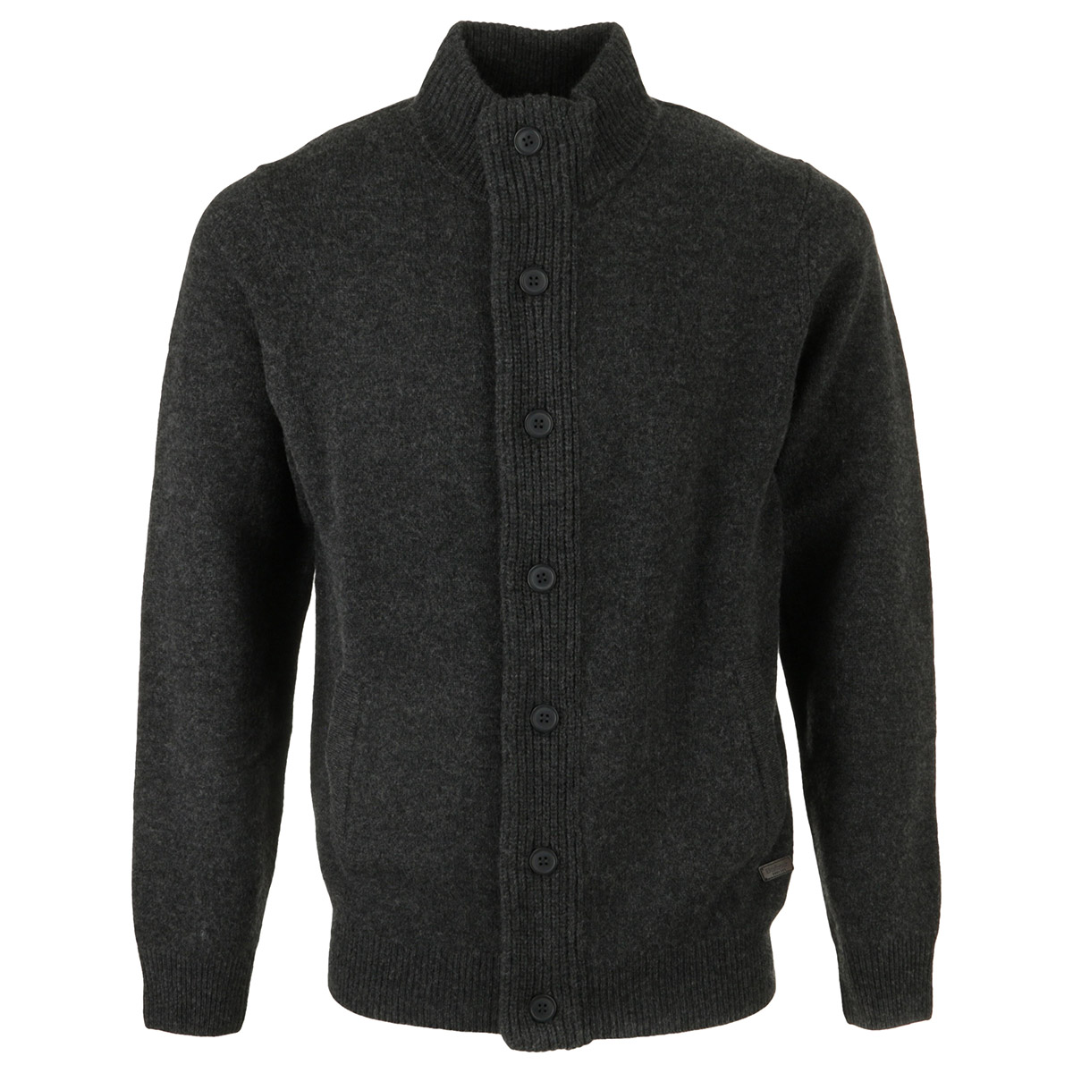 Patch Zip Through Knitted Jumper Patch Zip Through Knitted Jumper