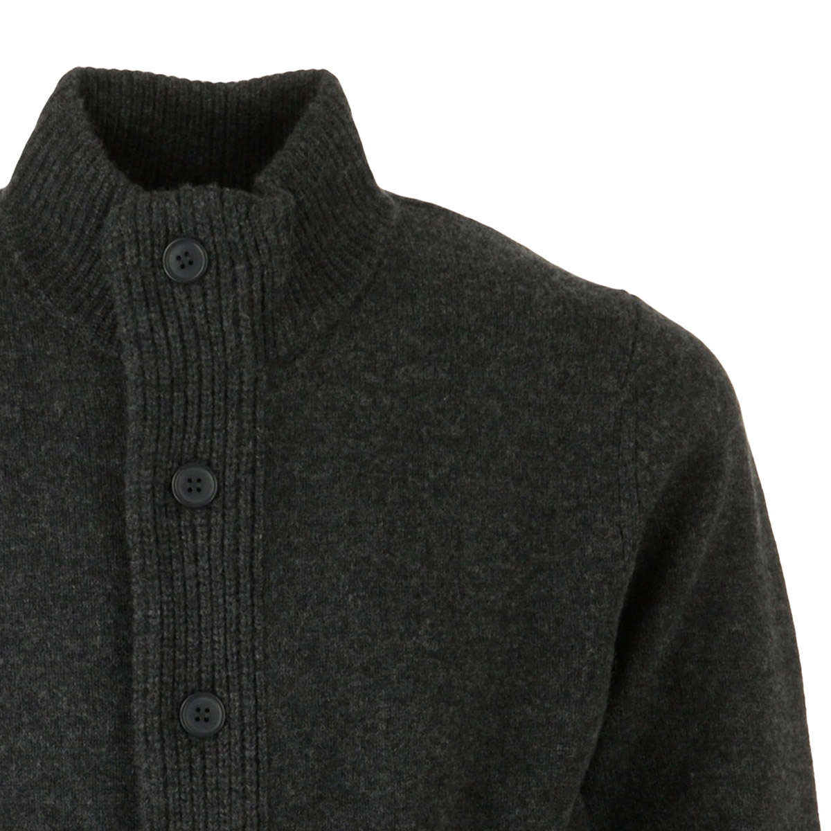 Patch Zip Through Knitted Jumper Patch Zip Through Knitted Jumper
