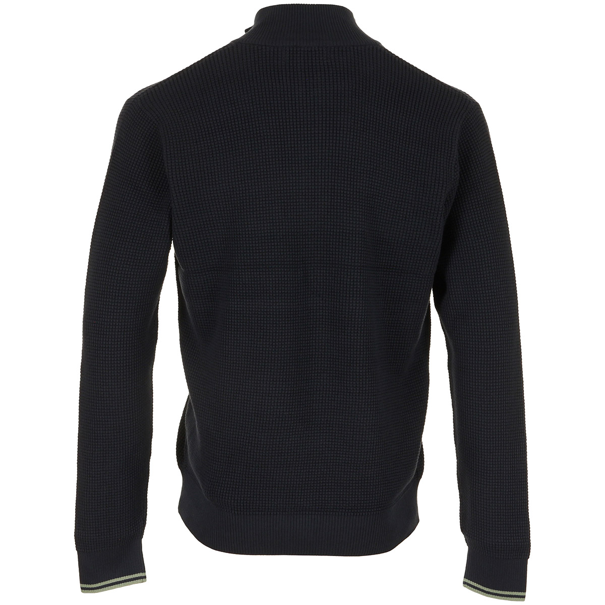 Waffle Stitch Half Zip Jumper