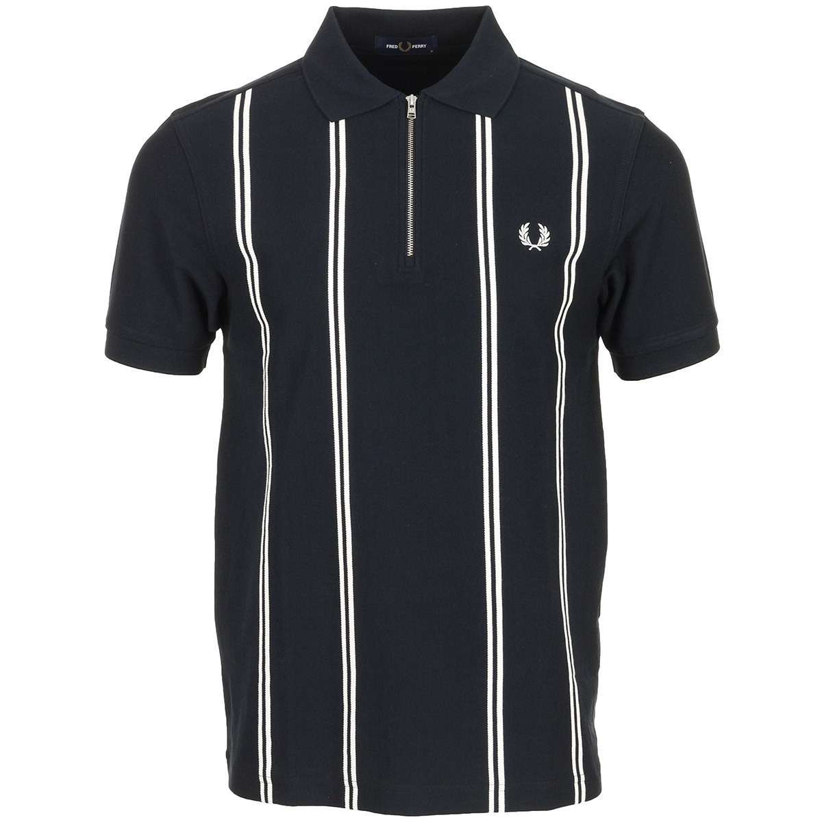 Vertical Stripe Polo Shirt