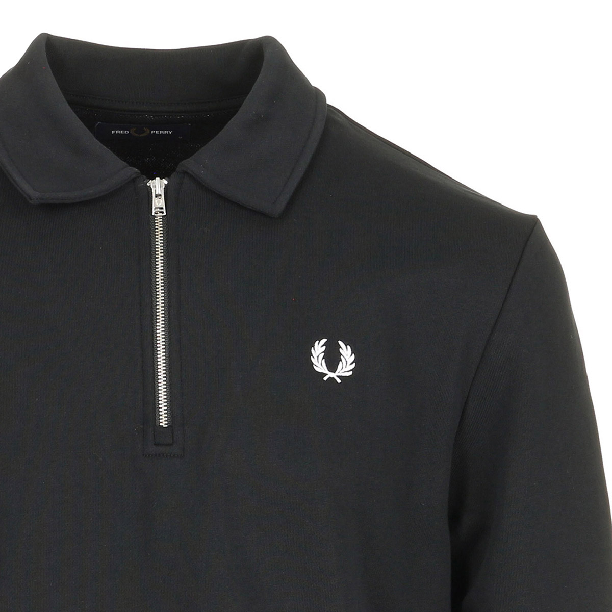 Half Zip Collared Sweatshirt