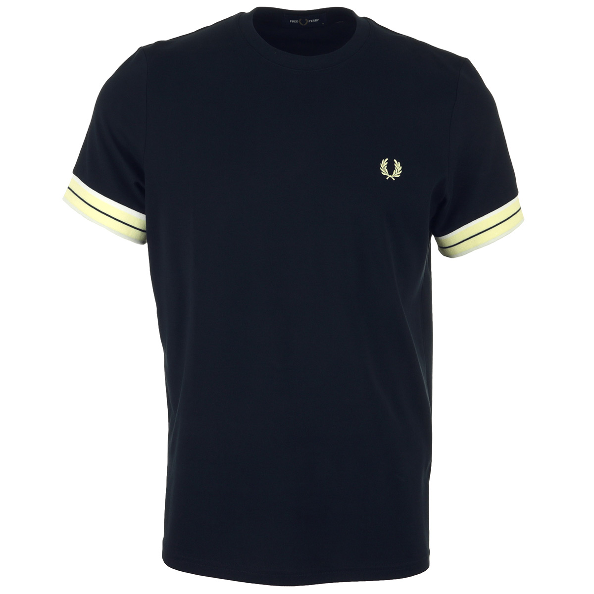 Tramline Tipped Pique T-Shirt Tramline Tipped Pique T-Shirt