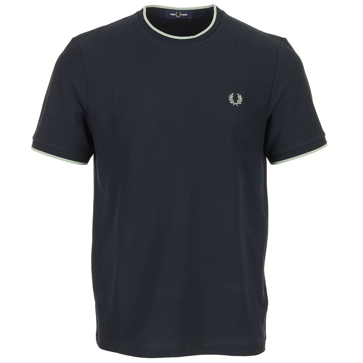 Trim Detail Crepe Pique Tshirt